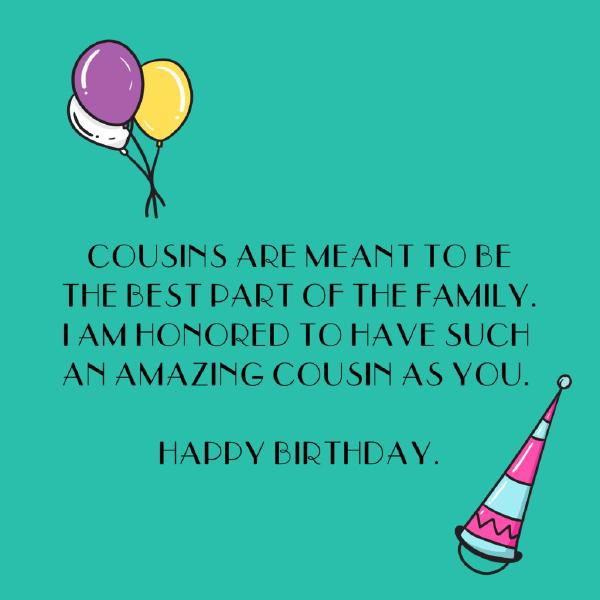 Happy Birthday Cousin Quotes - Top Happy Birthday Wishes