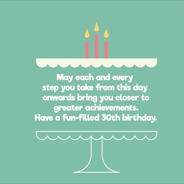 Unique Happy 30th Birthday Quotes and Wishes - Top Happy Birthday Wishes